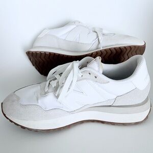 New Balance 237 V1 Women 8.5 Nimbus Cloud White Moonbeam Gum Sole Retro Sneakers